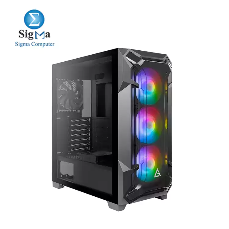 Antec Dark League DF600-RGB FLUX, FLUX Platform, 3 x 120 mm ARGB, 1 x 120 mm Reverse & 1 x 120 mm Fans Included