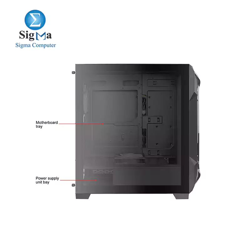 Antec Dark League DF600-RGB FLUX, FLUX Platform, 3 x 120 mm ARGB, 1 x 120 mm Reverse & 1 x 120 mm Fans Included