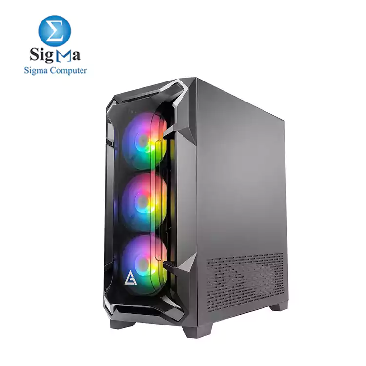 Antec Dark League DF600-RGB FLUX  FLUX Platform  3 x 120 mm ARGB  1 x 120 mm Reverse   1 x 120 mm Fans Included