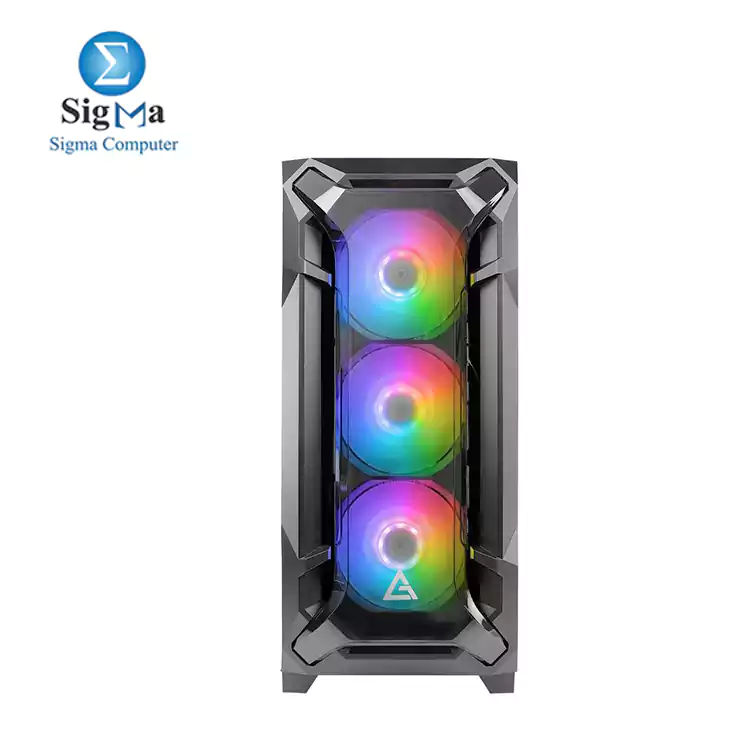 Antec Dark League DF600-RGB FLUX  FLUX Platform  3 x 120 mm ARGB  1 x 120 mm Reverse   1 x 120 mm Fans Included