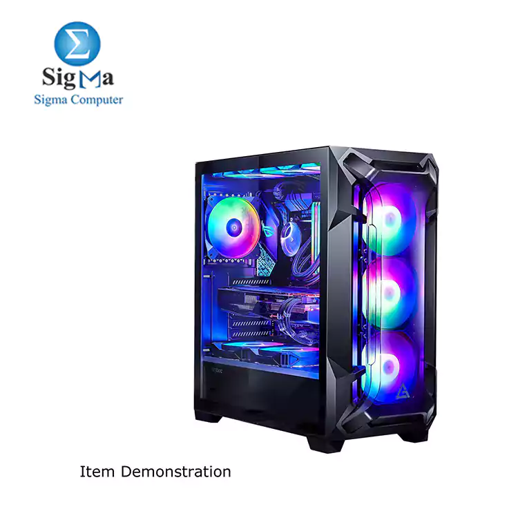 Antec Dark League DF600-RGB FLUX  FLUX Platform  3 x 120 mm ARGB  1 x 120 mm Reverse   1 x 120 mm Fans Included