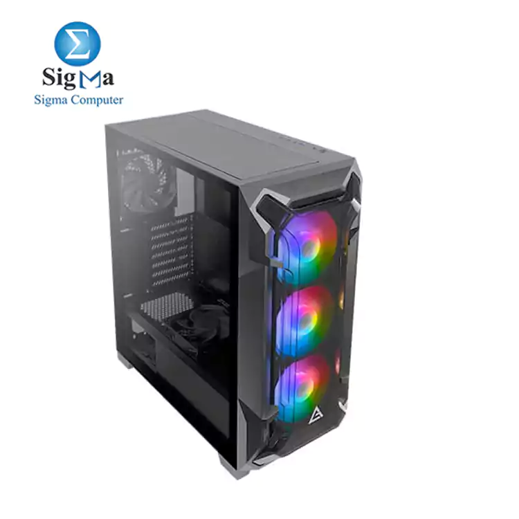 ANTEC CASE DF600 FLUX 5FAN(3x120M ARGB) (2x120M)+ ATOM POWER SUPPLY  B650 650W 80+ BRONZE