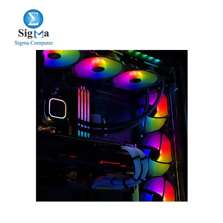 Antec-FAN CASE F1- 120mm Case Fan  RGB Case Fans  PC Fan  4-PIN RGB  F12 Series SINGLE