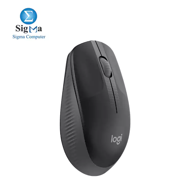 Logitech Wireless Mouse M190 - Full Size-BLACK