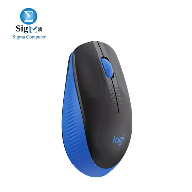 Logitech Wireless Mouse M190 - Full Size-BLUE