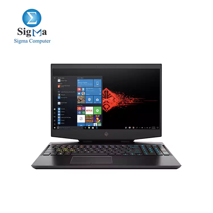 HP OMEN 15-dh1070wm-INTEL I7-10750H-RAM 16G-HD 1T-SSD 256G-VGA GTX 1660TI 6G-WIN 10	