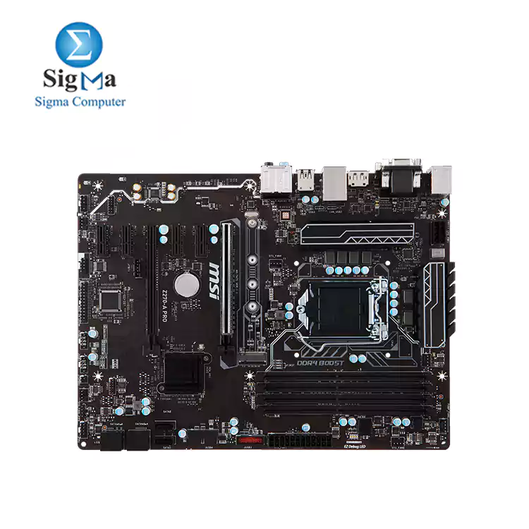 MSI H270-A PRO LGA1151/ Intel H270/ DDR4/ 2-Way CrossFireX/ SATA3 & USB 3.1/ M.2/ A&GbE/ ATX Motherboard