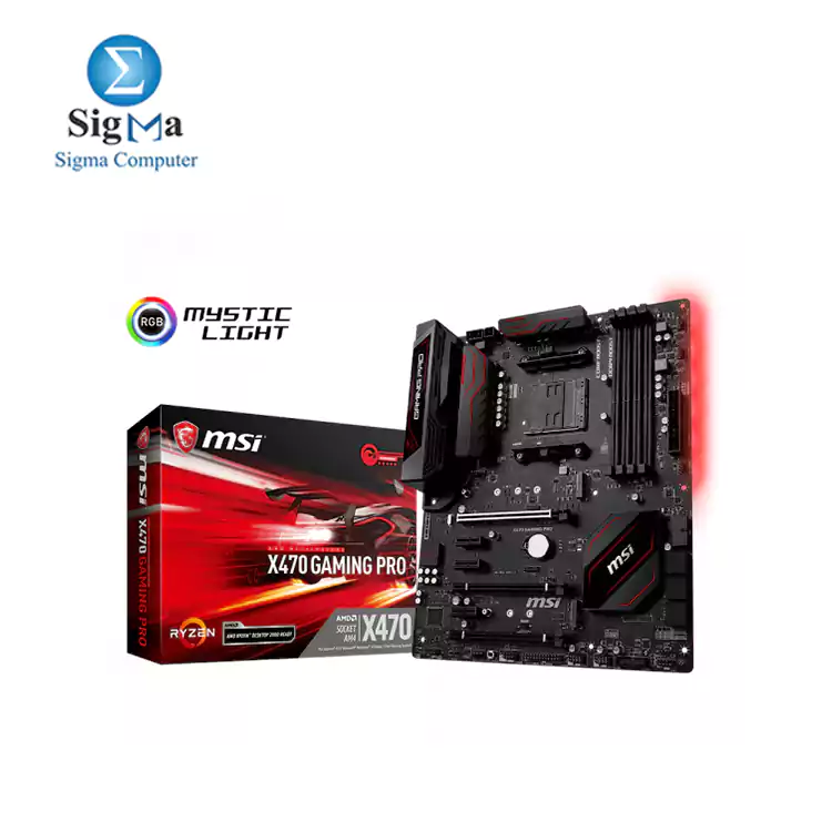 MSI X470 GAMING PRO AM4 AMD X470 SATA 6Gb/s USB 3.1 HDMI ATX AMD Motherboard