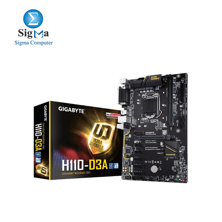 GA-H110 -D3A Socket 1151 ATX Motherboard