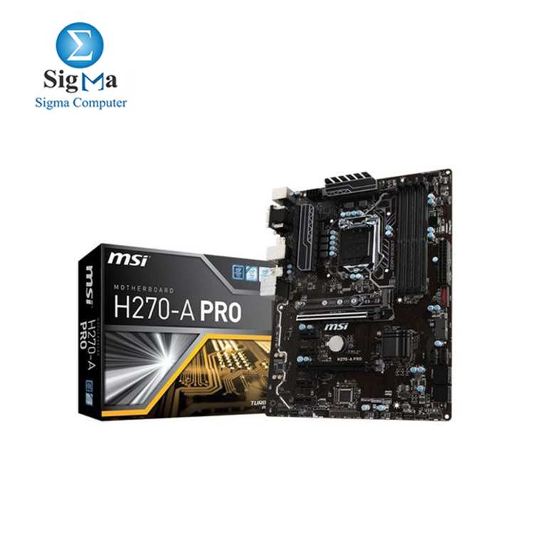 H270-A PRO LGA 1151 - 2-Way CrossFireX - ATX Motherboard