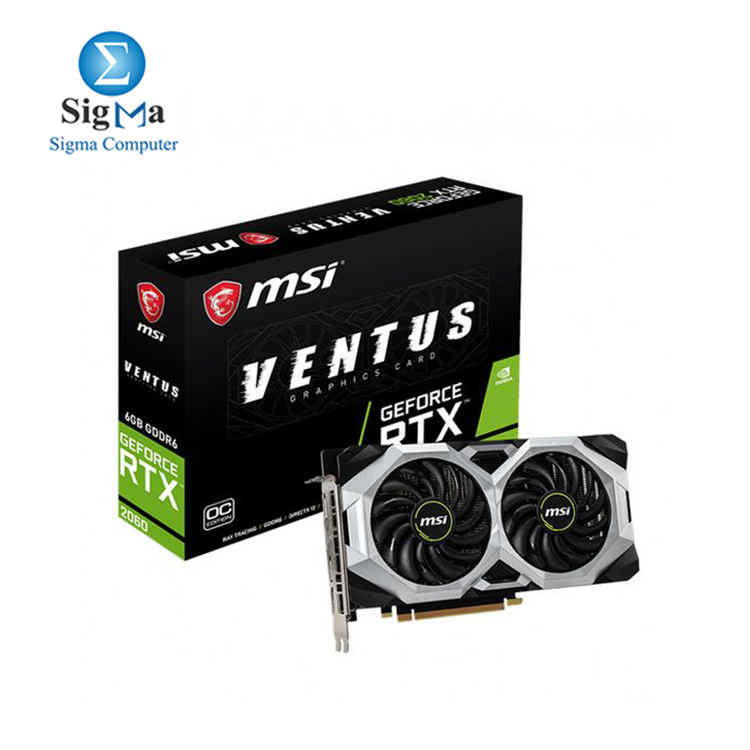 MSI 6GB GeForce RTX 2060 VENTUS OC Graphics Card