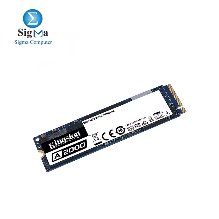 Kingston 1TB A2000 M.2 2280 Nvme Internal SSD PCIe Up to 2000MB/S with Full Security Suite SA2000M8/1000G