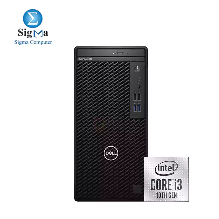 DELL OPTIPLEX 3080 T INTEL CORE I3-10100 4GB DDR4 1TB HDD INTEL UHD GRAPHICS 630