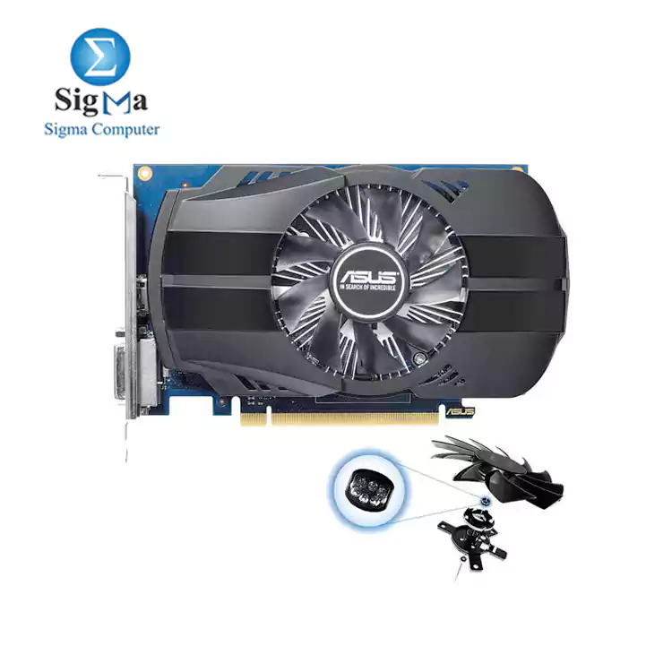 ASUS PH-GT1030-O2G GeForce GT 1030 2GB Phoenix Fan OC Edition HDMI DVI Graphics Card