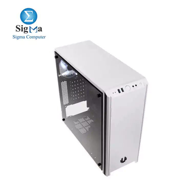 Nova TG ATX mATX Mini ITX Midi Tower Case - White  PS600W