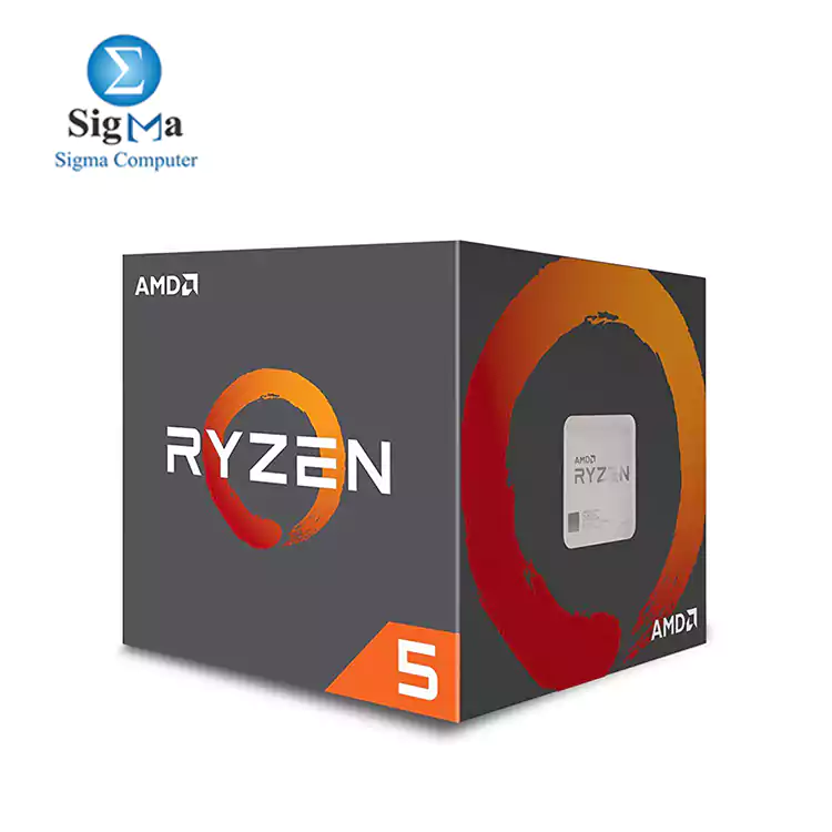 CPU-AMD-RYZEN 5 2600 Processor with Wraith Stealth Cooler - YD2600BBAFBOX