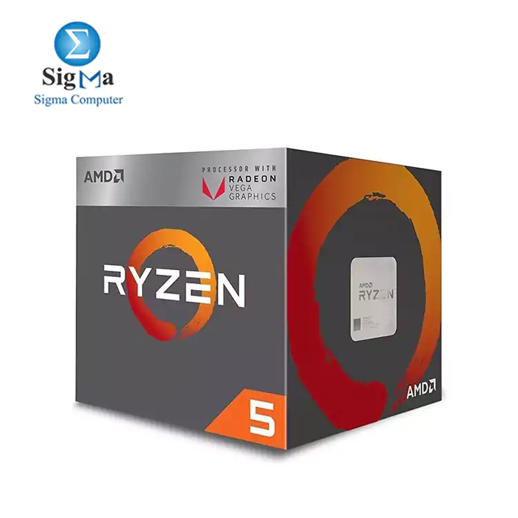 CPU-AMD-RYZEN 5 2400G Quad-Core 3.6 GHz (3.9 GHz Turbo) Socket Processor