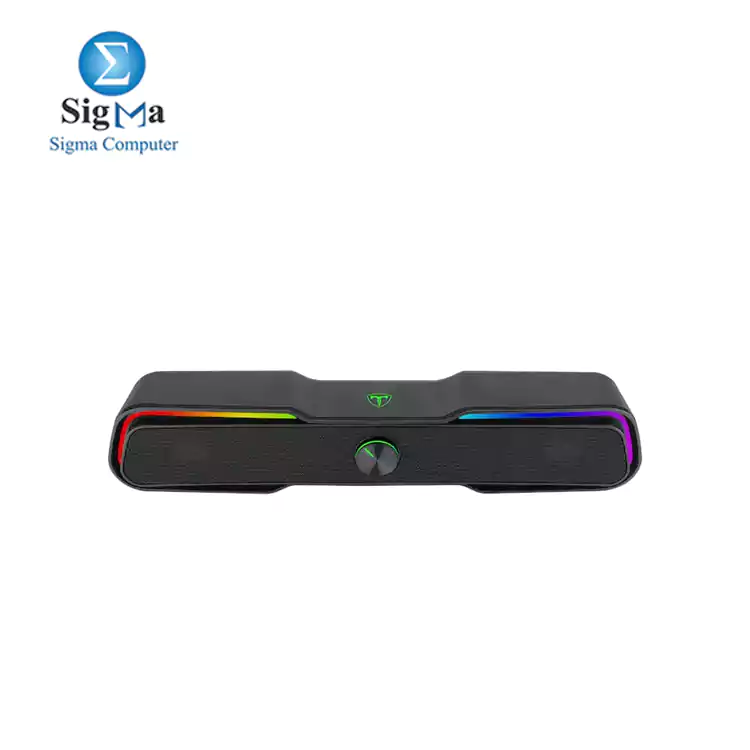 T-DAGGER T-TGS600 2 X 3W|3.5MM|RGB SOUNDBAR – BLACK