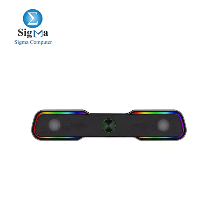 T-DAGGER T-TGS600 2 X 3W|3.5MM|RGB SOUNDBAR – BLACK