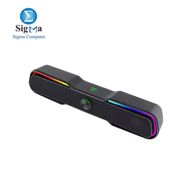 T-DAGGER T-TGS600 2 X 3W 3.5MM RGB SOUNDBAR     BLACK