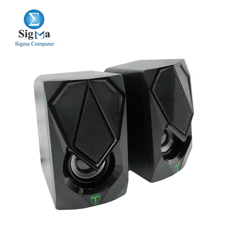 T-Dagger T-TGS500 2 x 3W 3.5mm RGB Speakers     Black