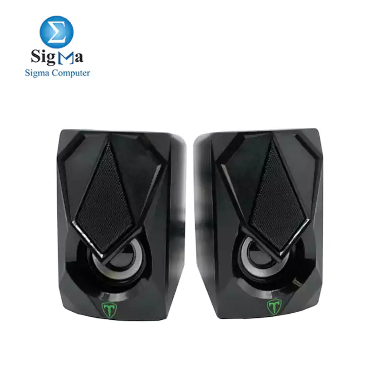 T-Dagger T-TGS500 2 x 3W 3.5mm RGB Speakers     Black