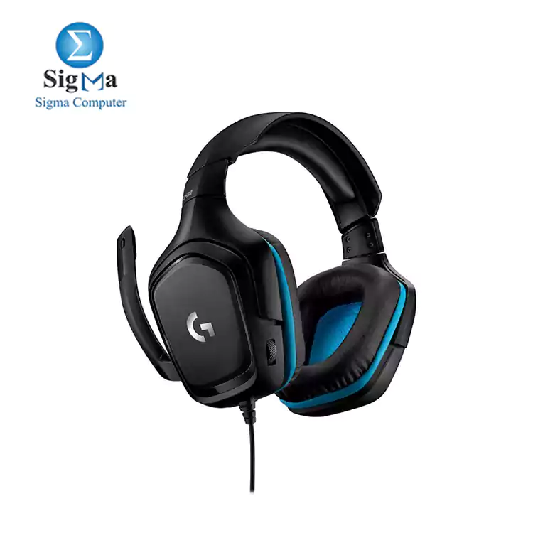 Logitech G432 7.1 Surround Sound Wired PC Gaming Headset-Black