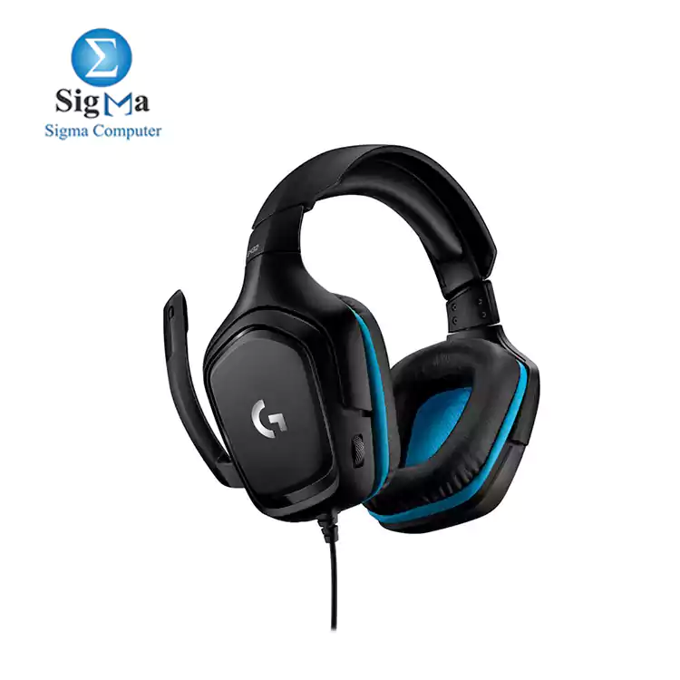 Logitech G432 7.1 Surround Sound Wired PC Gaming Headset-Black