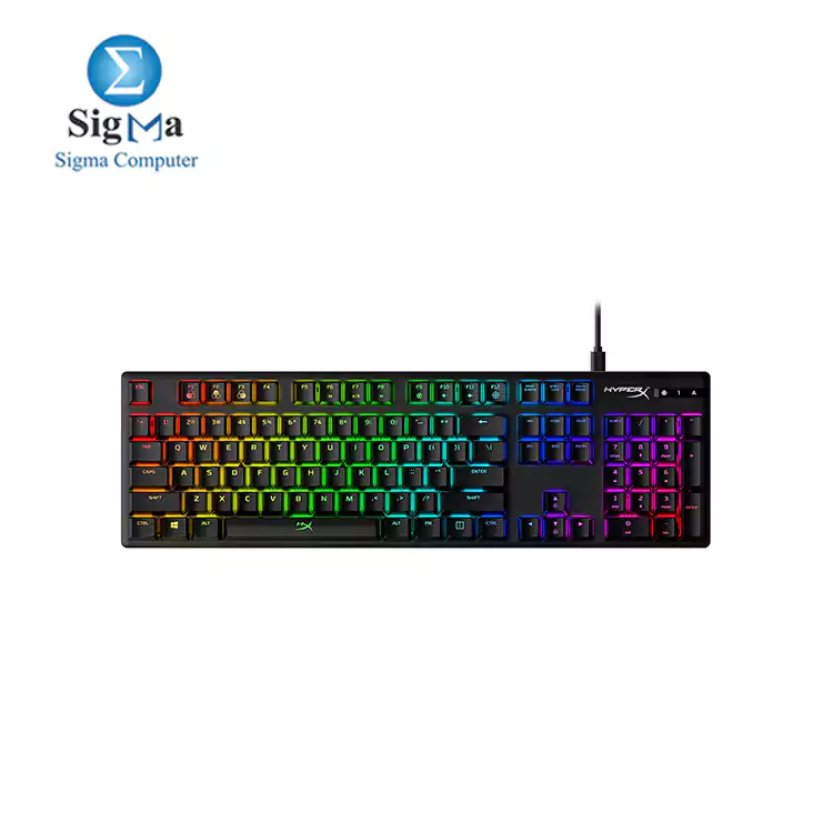 HyperX Alloy Origins Mechanical Gaming Keyboard ( HX-KB6RDX-US)RGB -RED SWITCH