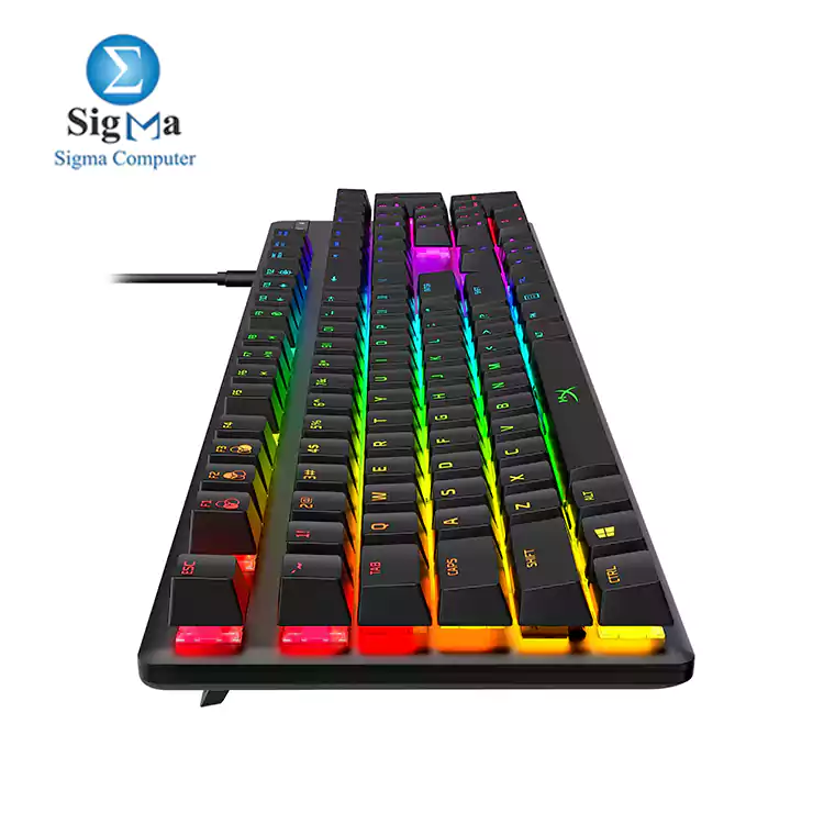 HyperX Alloy Origins Mechanical Gaming Keyboard   HX-KB6RDX-US RGB -RED SWITCH