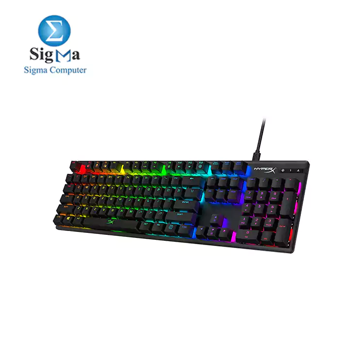 HyperX Alloy Origins Mechanical Gaming Keyboard   HX-KB6RDX-US RGB -RED SWITCH