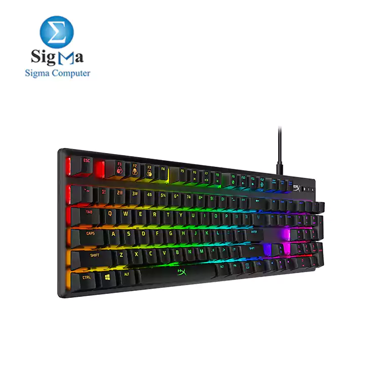 HyperX Alloy Origins Mechanical Gaming Keyboard ( HX-KB6RDX-US)RGB -RED SWITCH