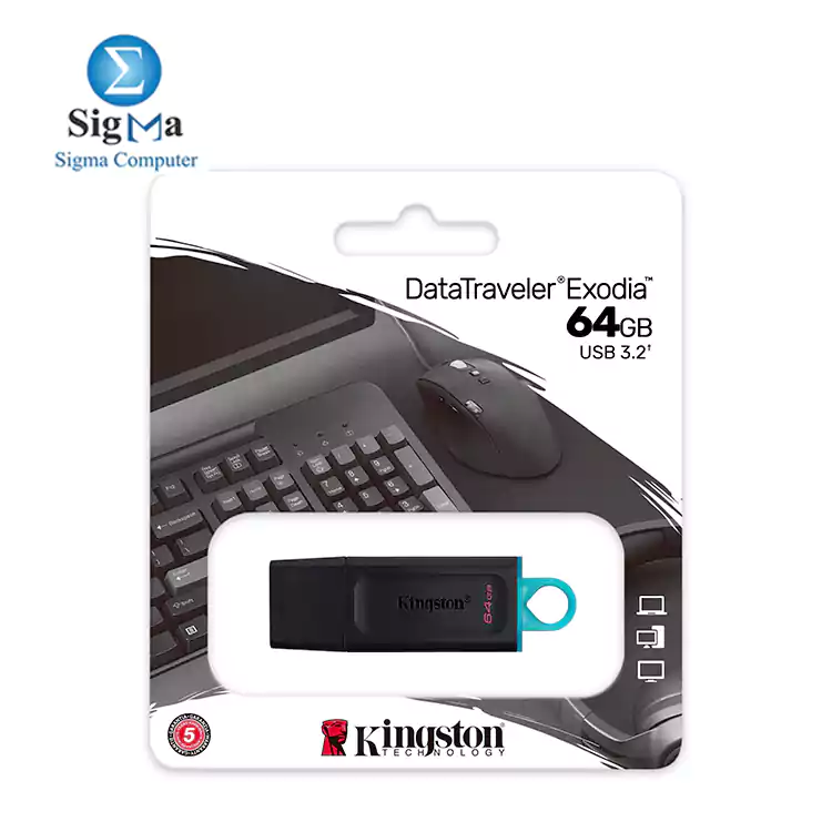 KINGSTON FLASH MEMORY 64GB EXODIA USB 3.2 KINGSTON FLASH MEMORY 64GB EXODIA USB 3.2