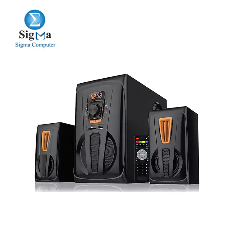 EXTRA 5000 2.1 PREMIUM SOUND SYSTEM   BLUETOOTH  USB AND REMOTE - BLACK