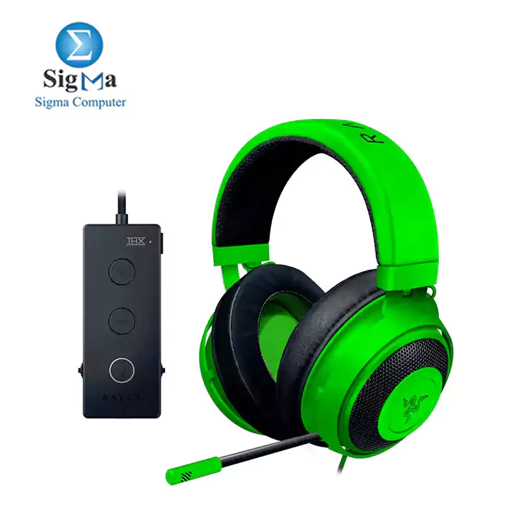 Razer Kraken Tournament Edition -Wired Gaming Headset with USB Audio Controller-GREEN