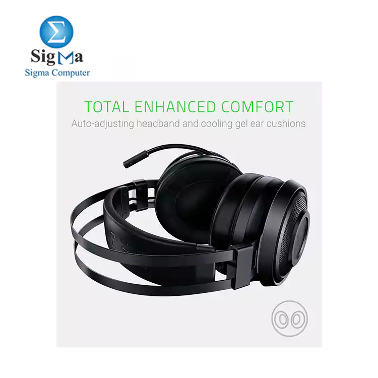 Razer Nari Essential Essential Wireless Gaming Headset-BLACK | 1500 EGP