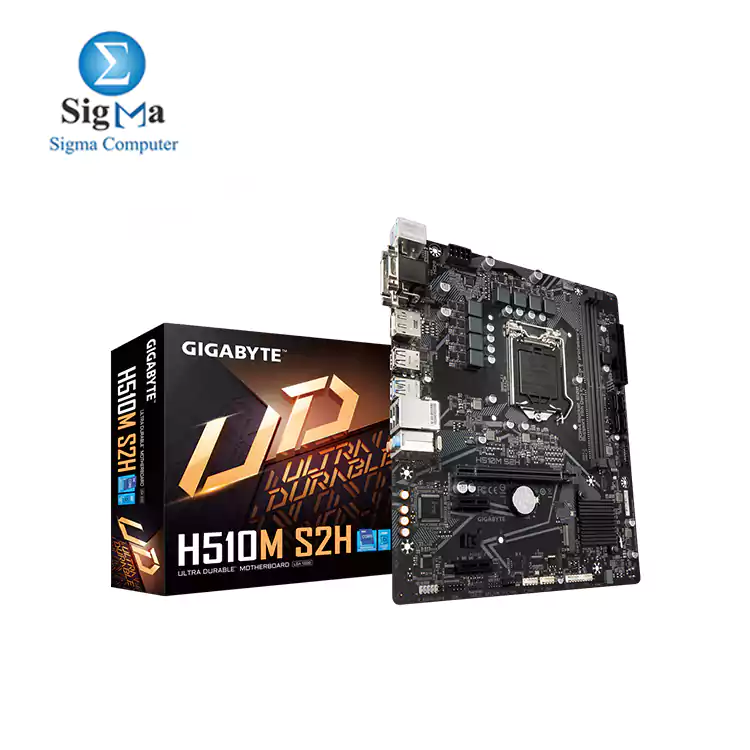 Intel   H510M S2H Ultra Durable Motherboard with 6 2 Phases Digital VRM  PCIe 4.0  Design  Realtek 8118 Gaming LAN  4 Display Interfaces Support   Anti-Sulfur Resistor   Smart Fan 6