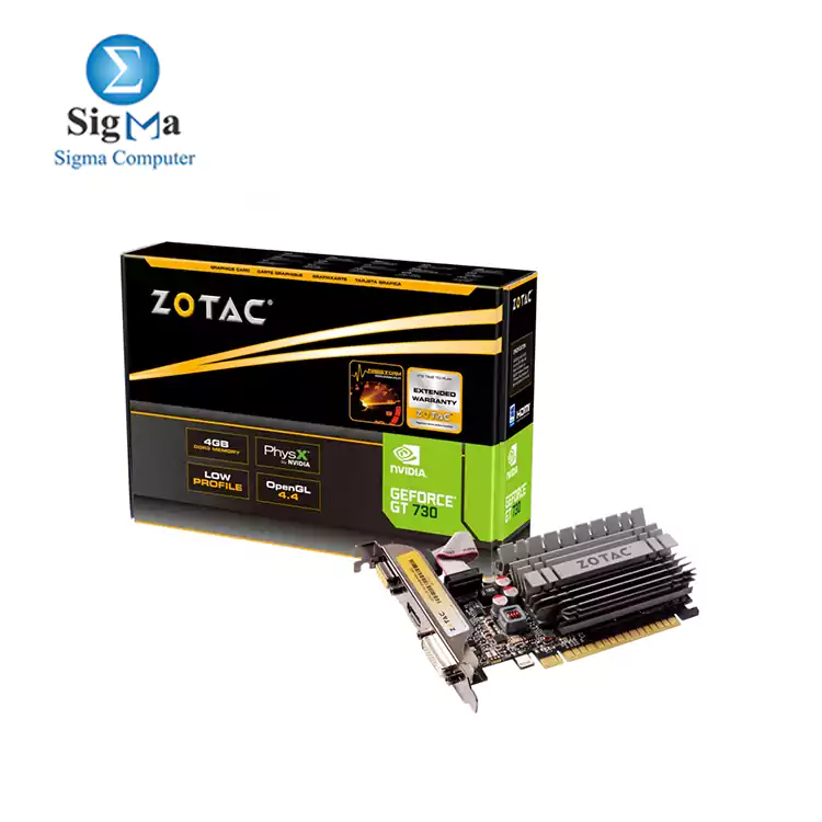 ZOTAC GeForce   GT 730 4GB Zone Edition DDR3