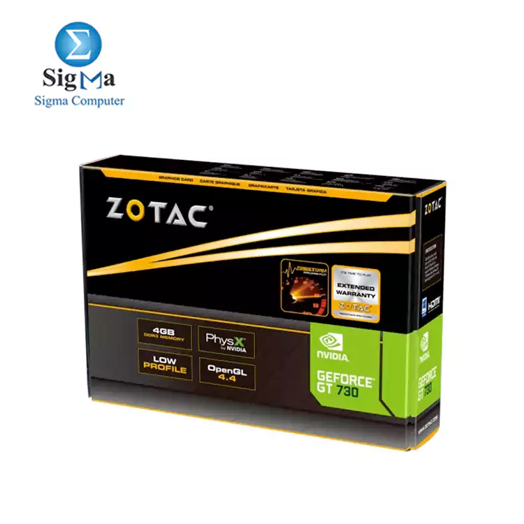 ZOTAC GeForce   GT 730 4GB Zone Edition DDR3
