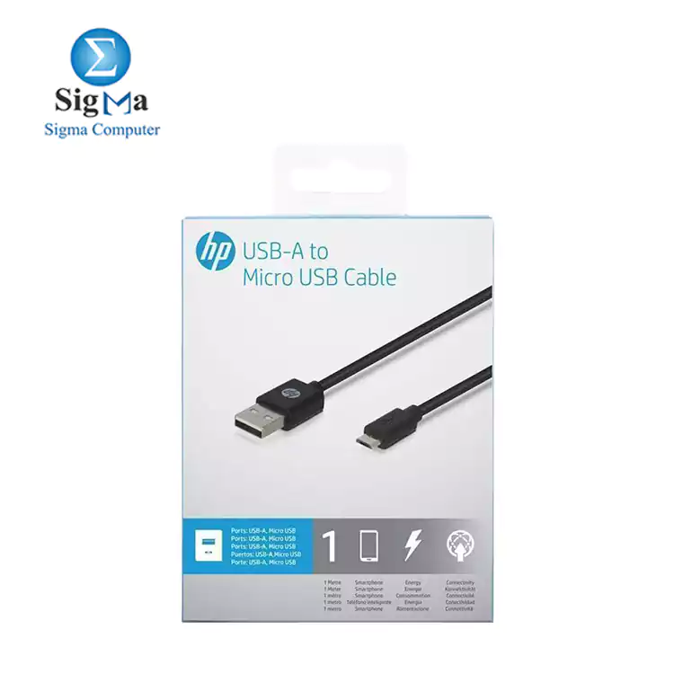 HP USB A to Micro USB Cable - 1.0M