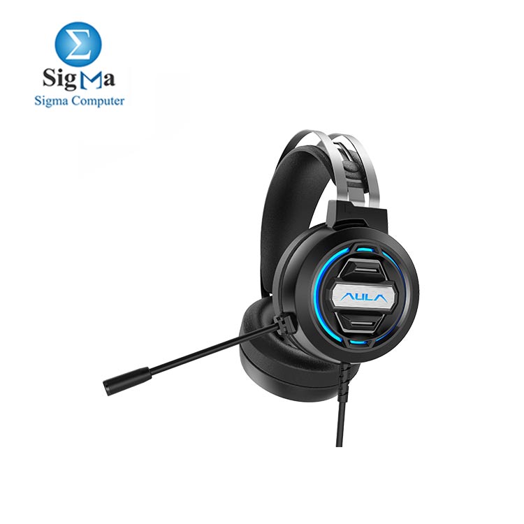 AULA Gaming Headset S603 High-sensitivity microphone BREATHING LED LIGHT-3.5 USB