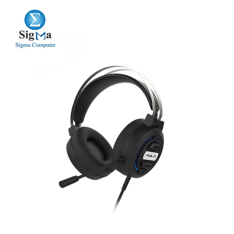 AULA Gaming Headset S603 High-sensitivity microphone BREATHING LED LIGHT-3.5 USB