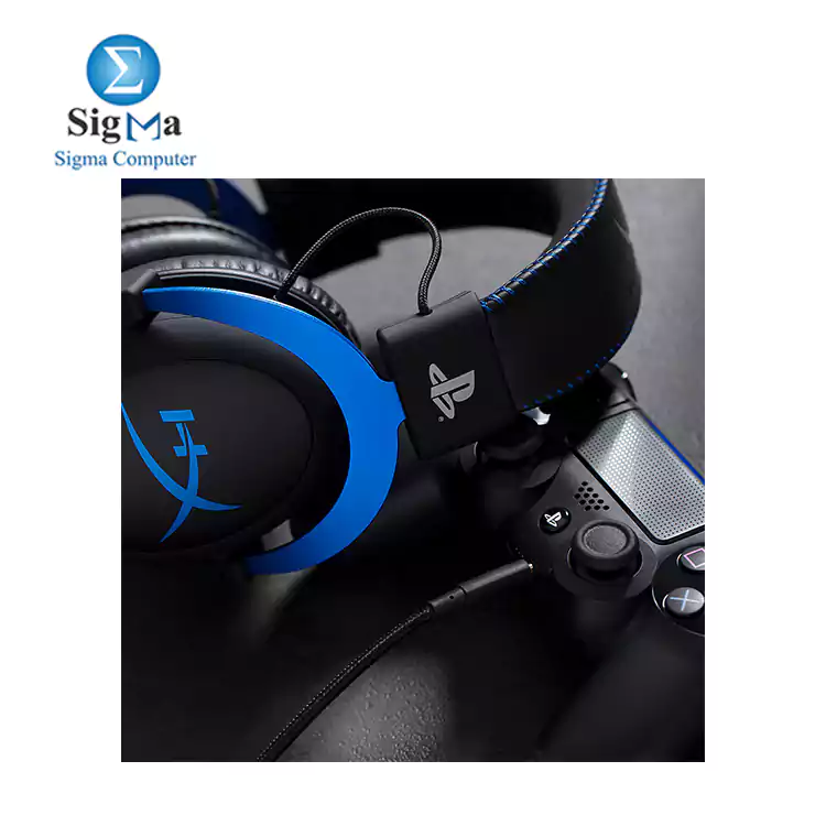 HyperX Cloud - Gaming Headset for PS4 with in-Line Audio Control and Detachable Noise Cancelling Microphone 