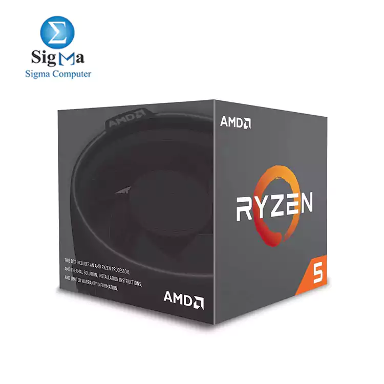 CPU-AMD-RYZEN 5 1500X Processor with Wraith Spire Cooler-BOX