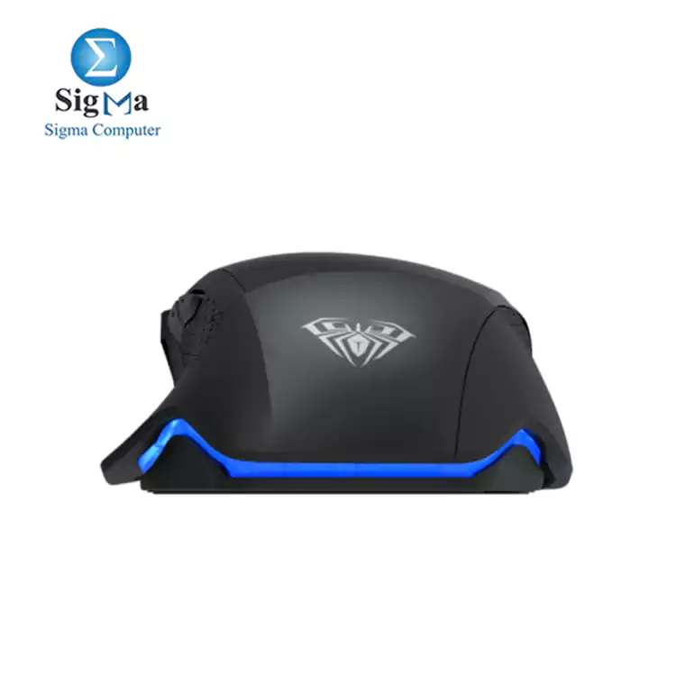 AULA S12 Gaming Mouse up to 4800 DPI with 7 Customized Marco Keys Breath Lighting for Cumputer PC Laptop