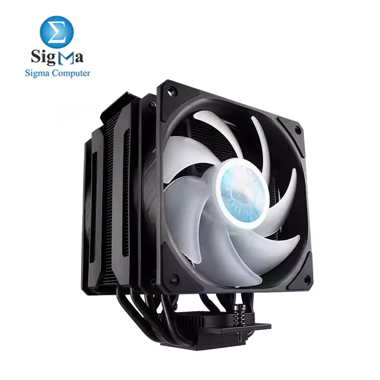 COOLER MASTER MASTERAIR MA612 STEALTH ARGB  Dual fan  6 Heat Pipes-1800 RPM