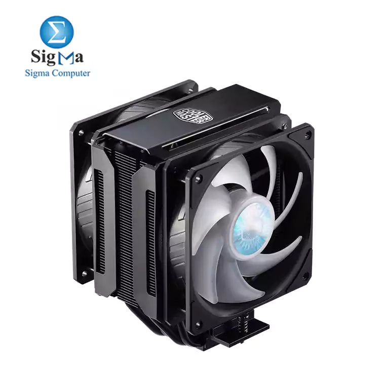 COOLER MASTER MASTERAIR MA612 STEALTH ARGB  Dual fan  6 Heat Pipes-1800 RPM