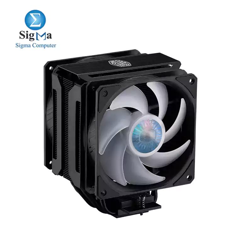 COOLER MASTER MASTERAIR MA612 STEALTH ARGB  Dual fan  6 Heat Pipes-1800 RPM