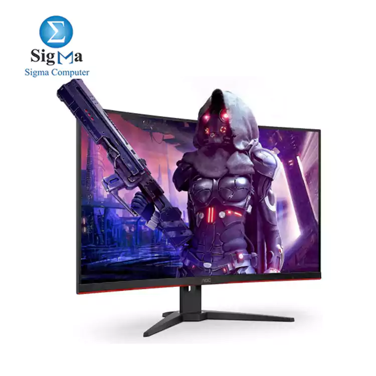 Monitor AOC CQ32G3SE 32 Inch Gaming Monitor 2560 x 1440  165Hz VA  1 MS CURVE GSYNC Compatible