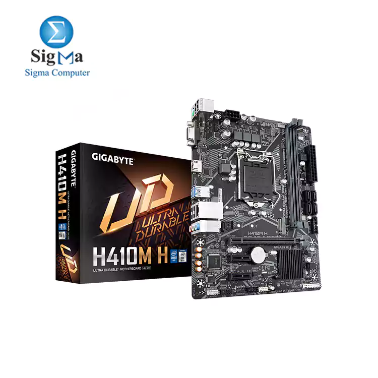 GIGABYTE MOTHERBOARD INTEL H410M H  rev. 1.x 